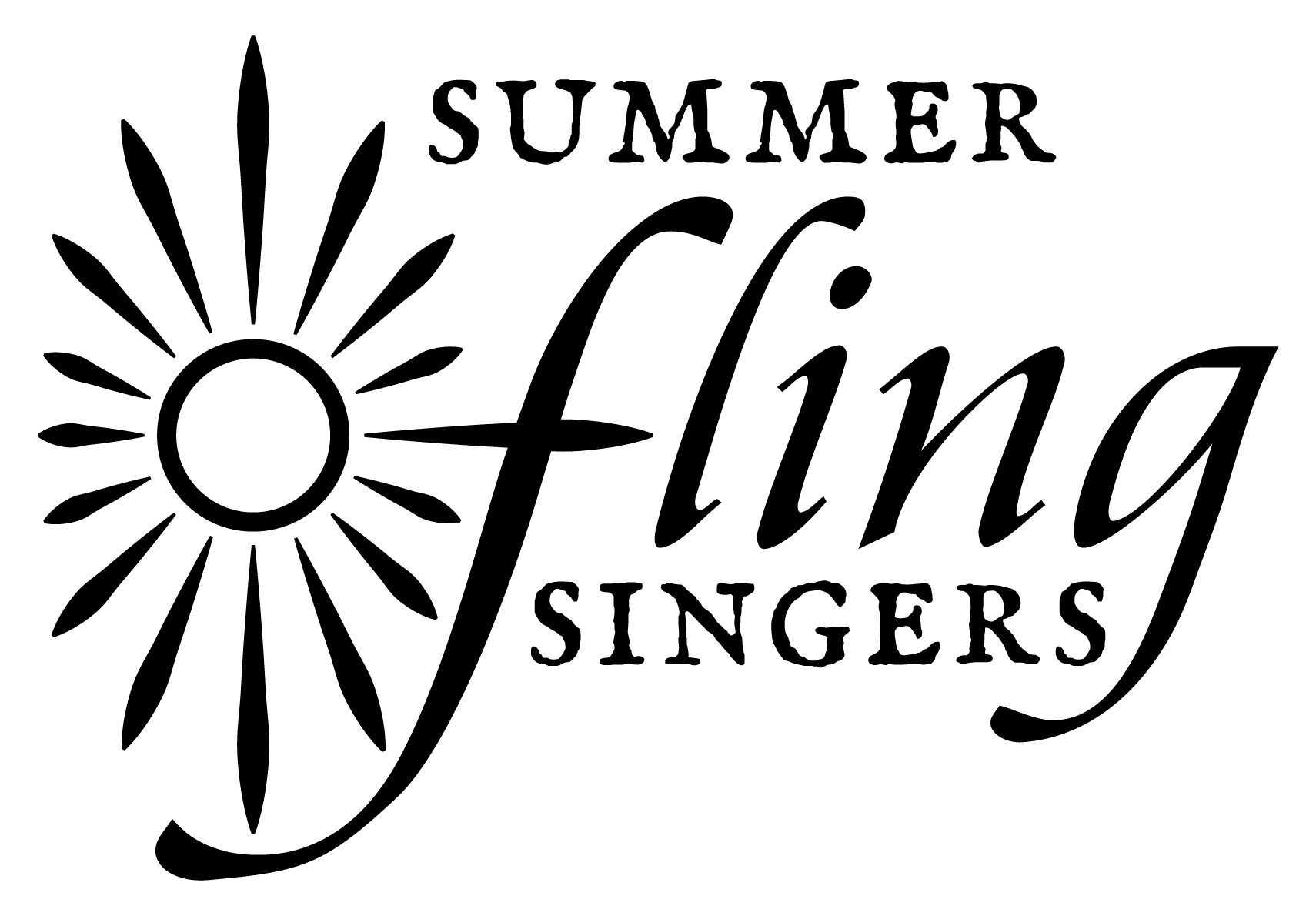 Summer Fling Singers Logo